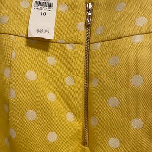 NEW WITH TAGS! ANN TAYLOR POLKA DOT PENCIL SKIRT, SIZE 10